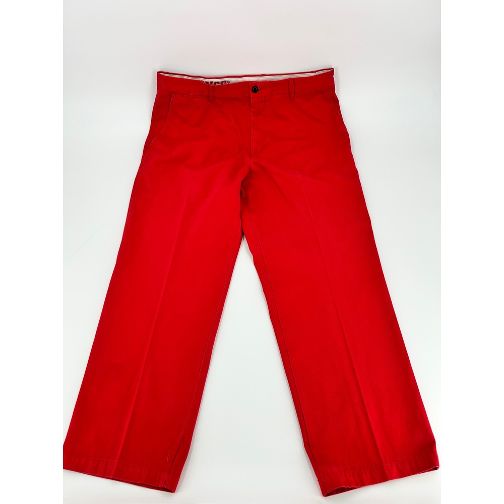 Dockers Mens Georgia Bulldogs Game Day Chino Pants Red 36x30 Go Dawgs NCAA